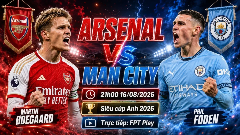 Nhận định Arsenal vs Man City: Siêu cúp Anh 2026 và góc nhìn OK9 6 Nhận định Arsenal vs Man City: Siêu cúp Anh 2026 và góc nhìn OK9